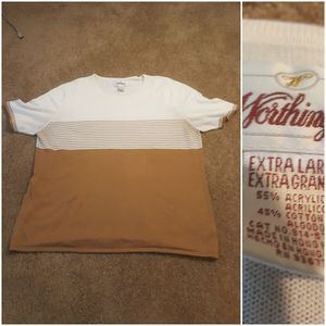 Worthington sweater with stripes